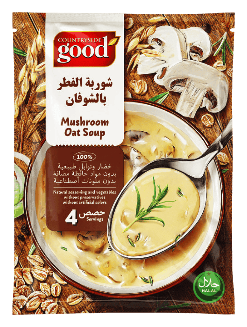 Mushroom Oat Soup