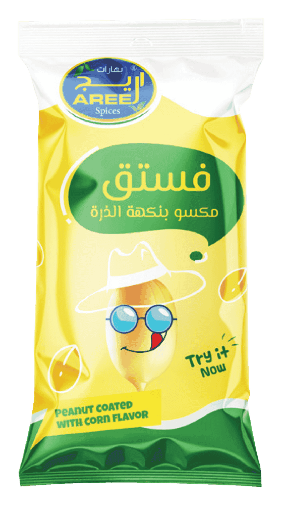 فستق مكسو بنكهة الذرة