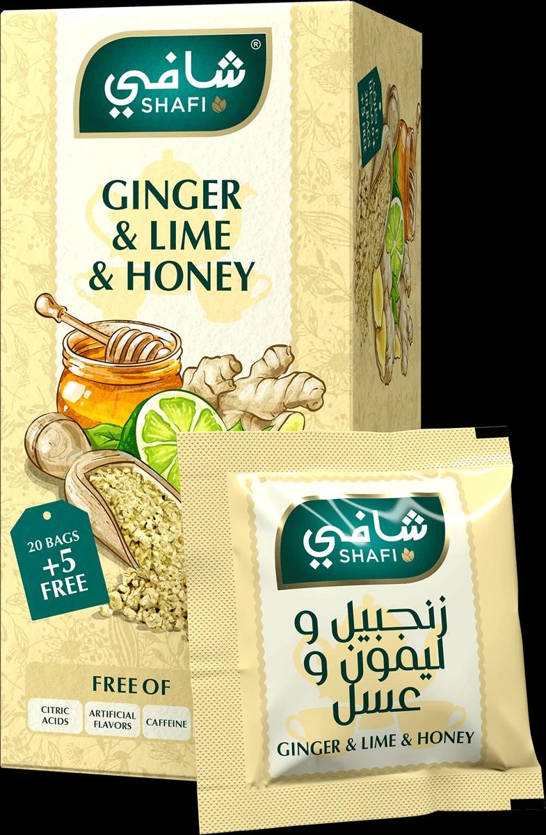 زنجبيل وليمون وعسل